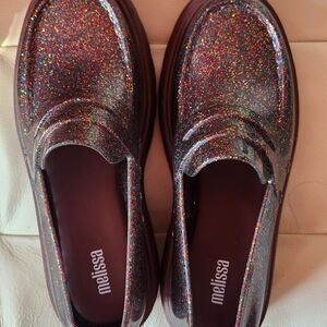 Melissa Sparkling Glitter Loafers - Multicolor